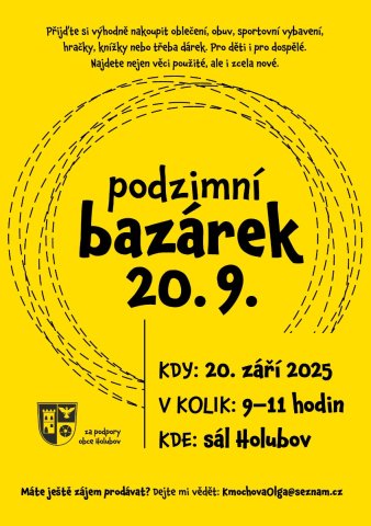 Podzimní bazárek