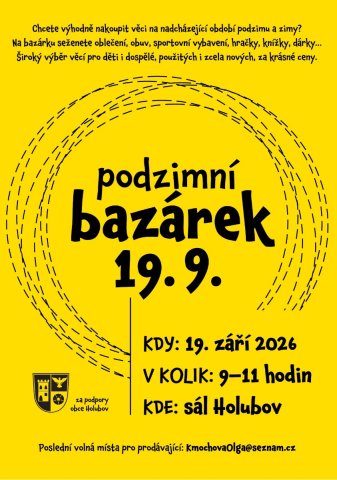 Podzimní bazárek