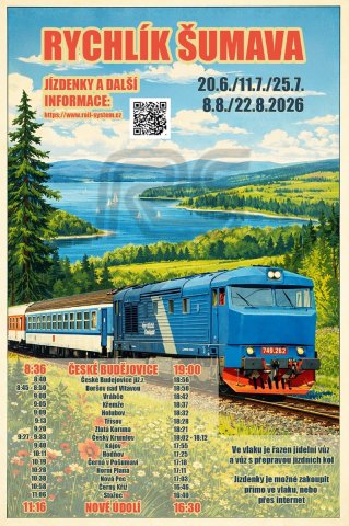 Letní rychlík Šumava